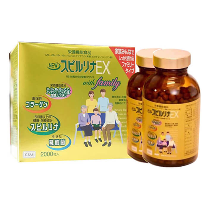 tao vang spirulina ex nhat ban 2000 vien anh 1